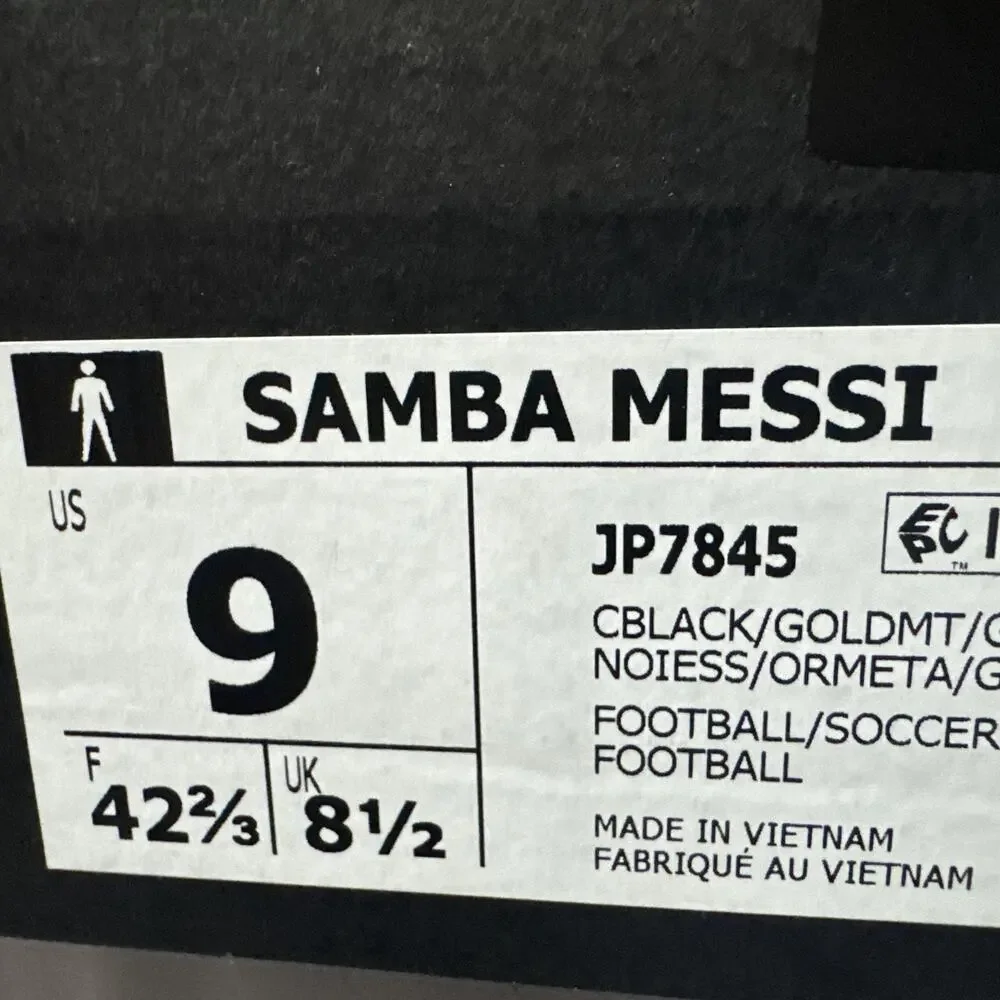 Size 9.5 - Lionel Messi x adidas Samba Inter Miami CF - Debossed Away Kit